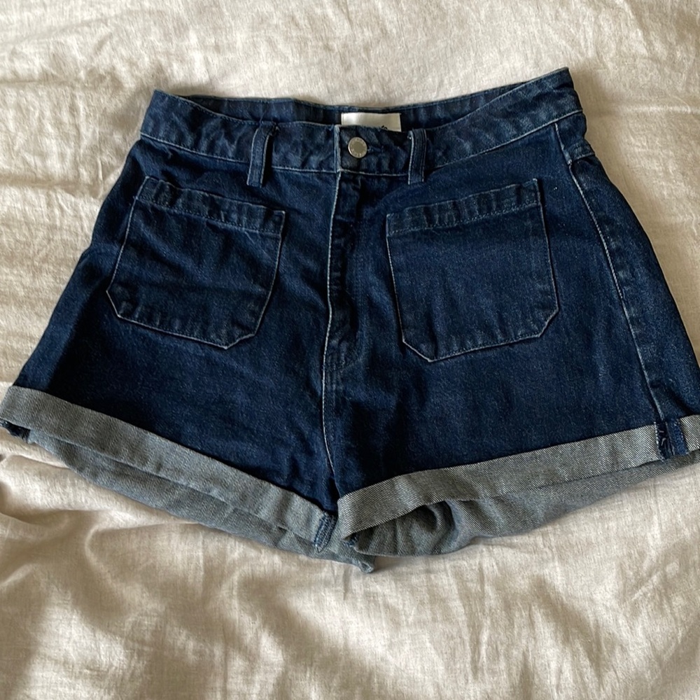 Rolla’s Dusters High Rise Relaxed jean shorts